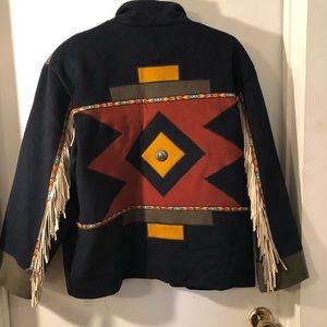 Vintage Wool Jacket Coat by Marylou Ozbolt Storer